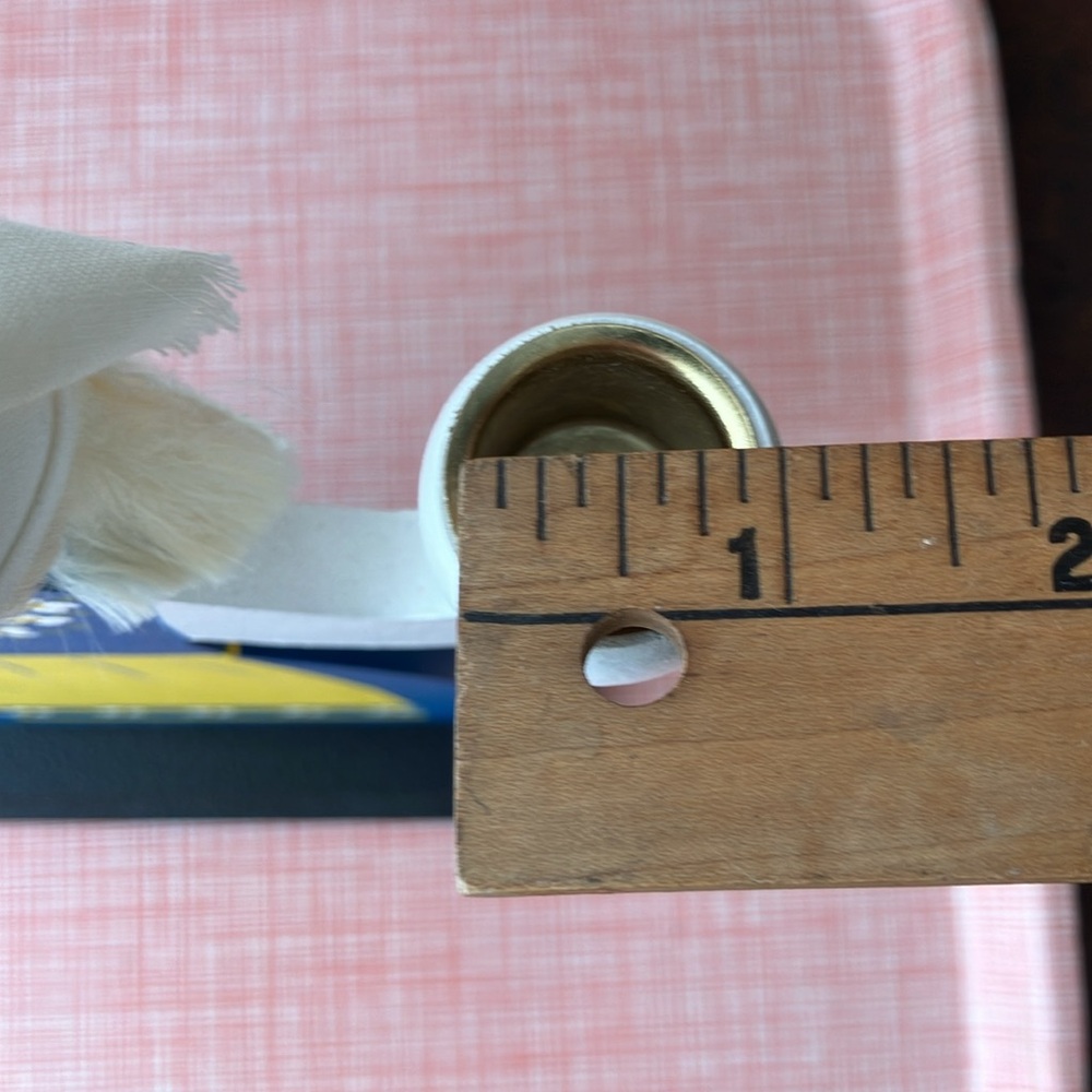 Hantverksboden Swedish Handcrafted Wooden Doll Candle Holder - Blue and Yellow - Picture 8 of 15
